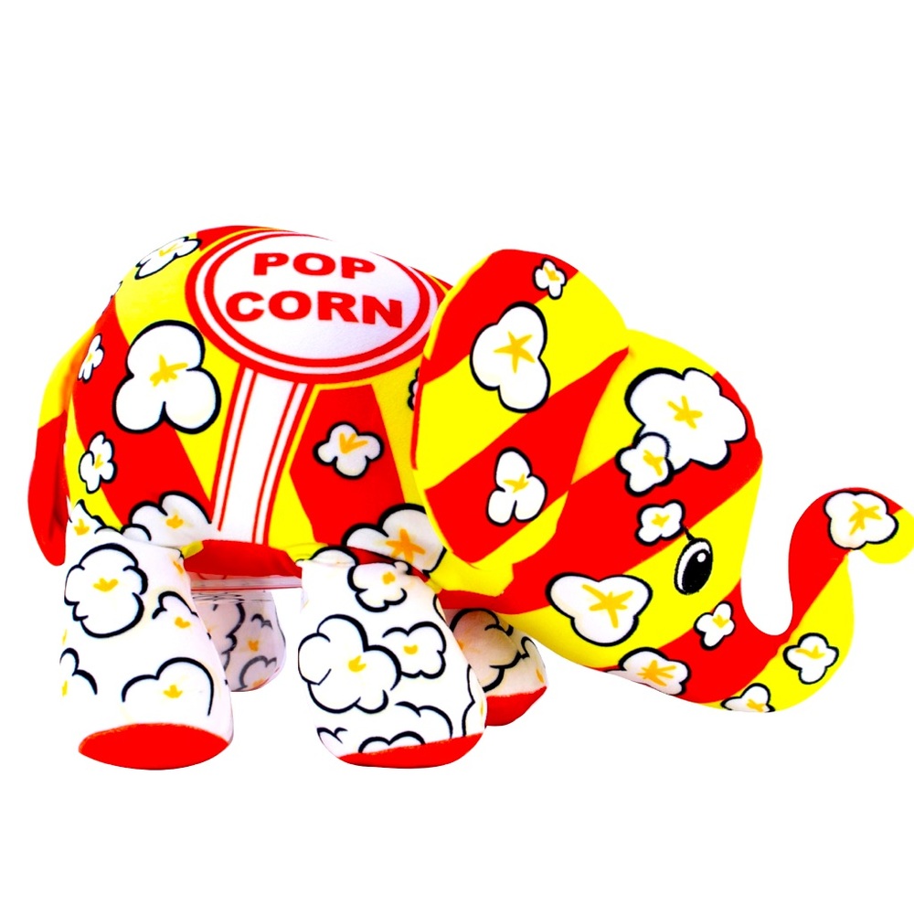 Pop Art Soft 10" Mammoth - Cornelius, Popcorn Themed Plush Toy
